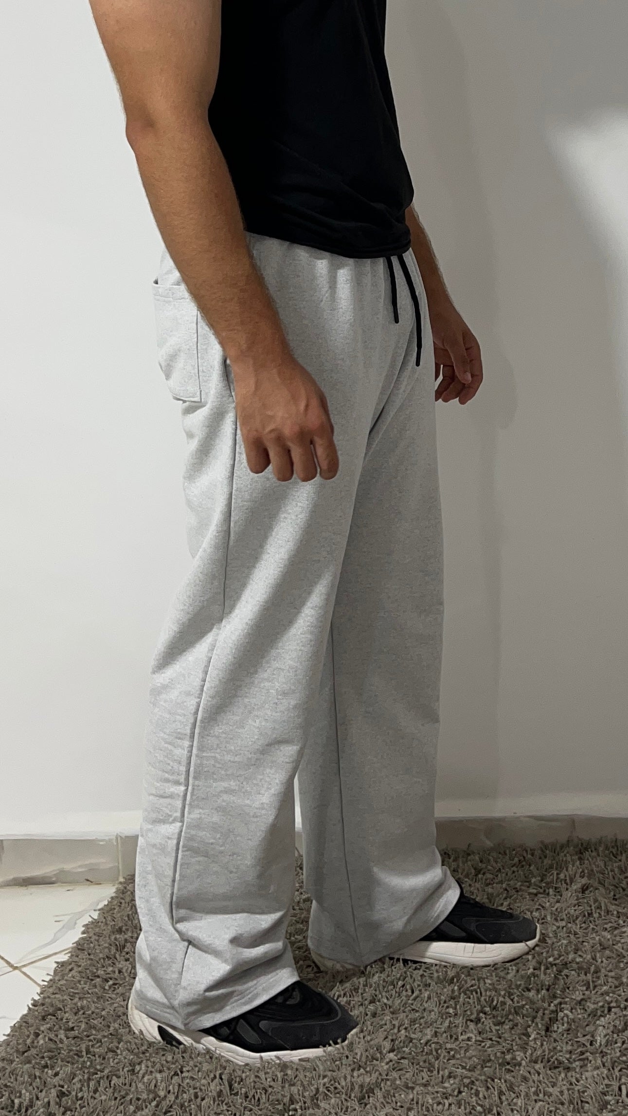 Gray joggers