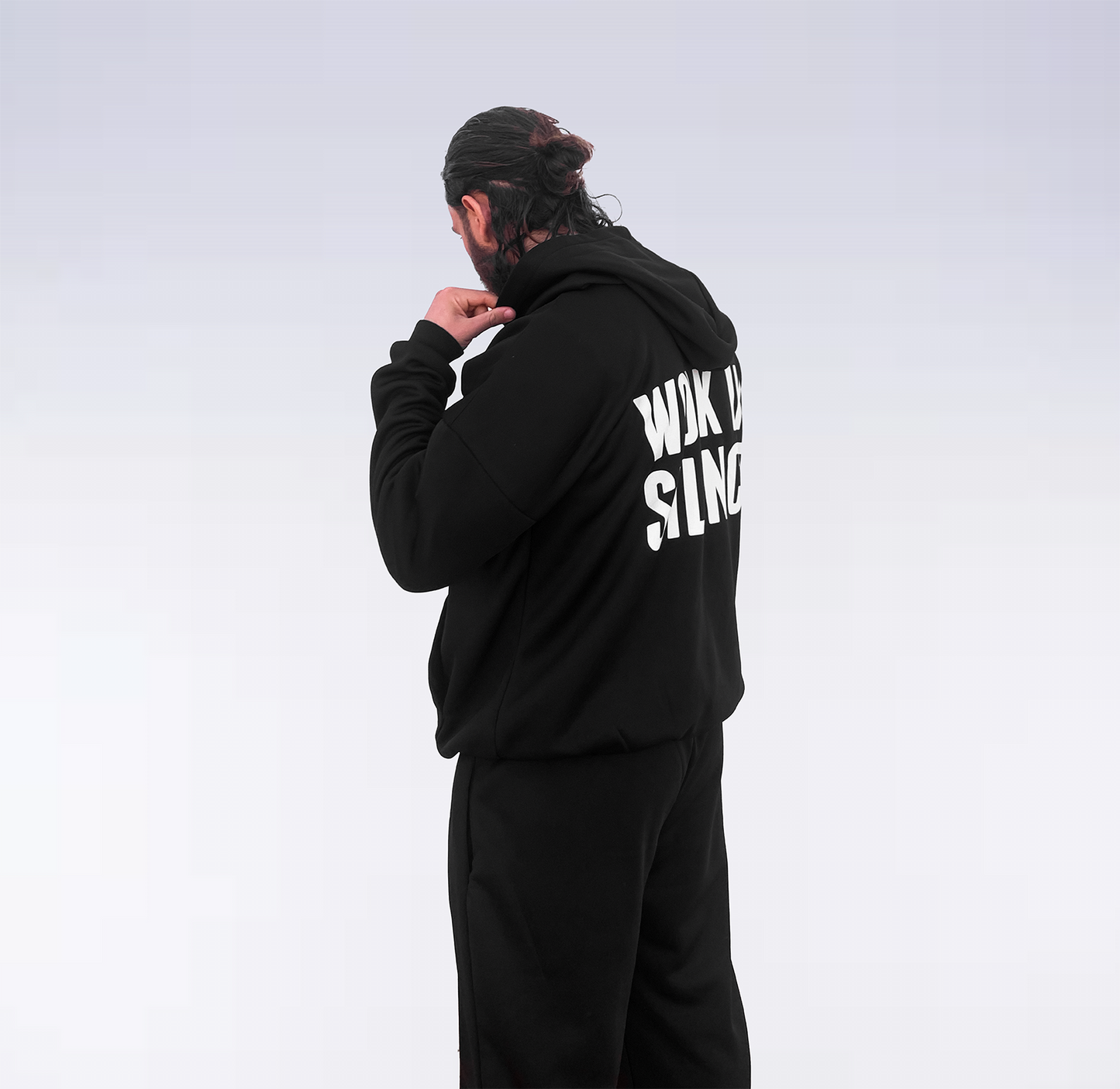 WORK IN SILENCE Oversized Hoodie